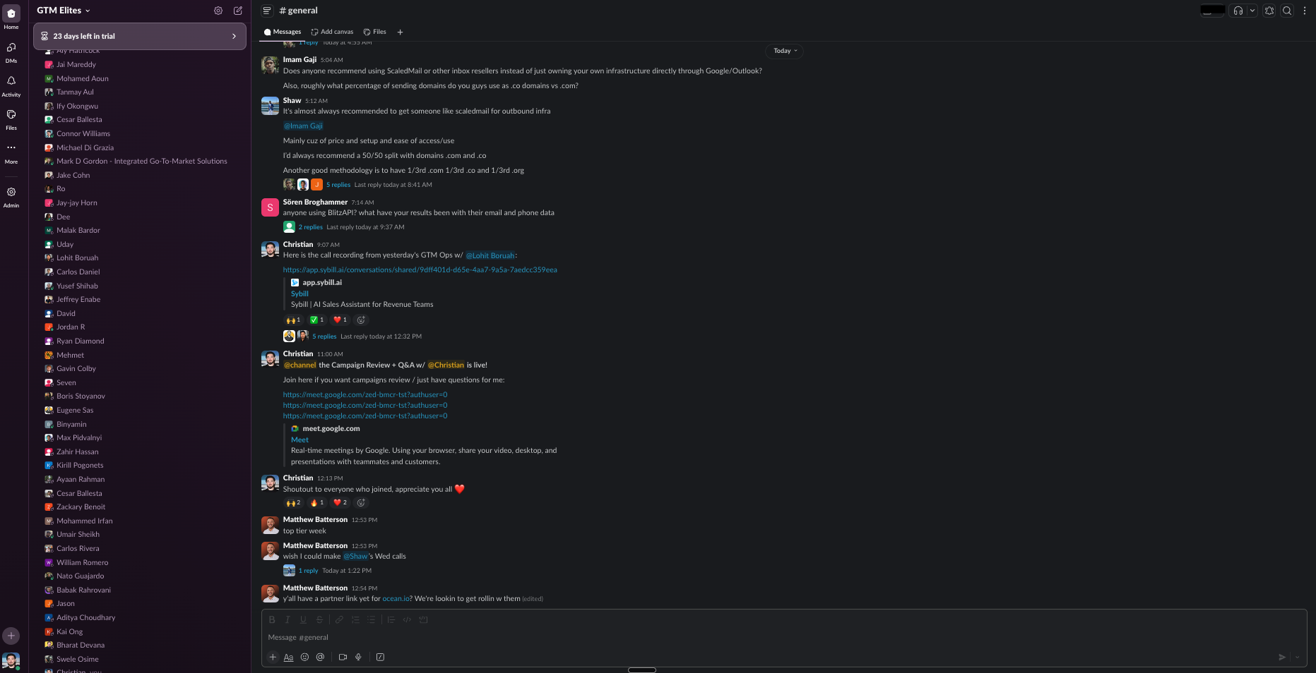 Top 1% operator community